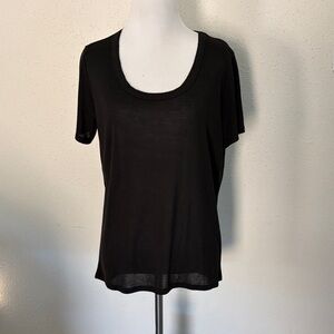Vince Black Short Sleeve Tee